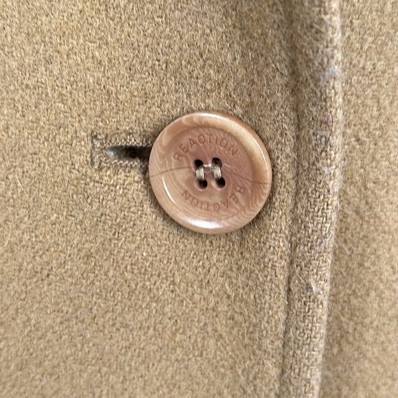 Camel colored Kenneth Cole Wool Blend Topcoat. - Picture 4 of 7